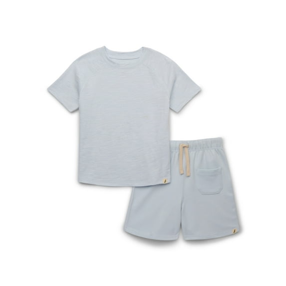 easy-peasy Toddler Boys Short Sleeve Tee & Shorts Outfit Set, 2-Piece, Sizes 18M-5T