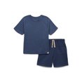 thumbnail image 1 of easy-peasy Toddler Boys Short Sleeve Tee & Shorts Outfit Set, 2-Piece, Sizes 18M-5T, 1 of 3