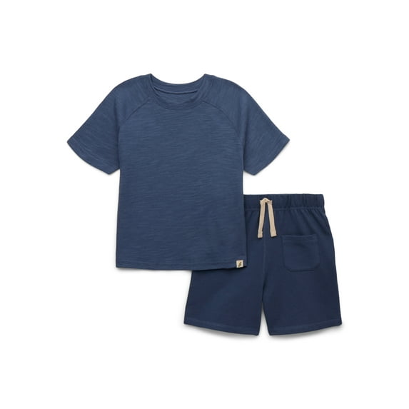 easy-peasy Toddler Boys Short Sleeve Tee & Shorts Outfit Set, 2-Piece, Sizes 18M-5T