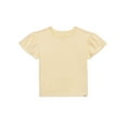 thumbnail image 1 of easy-peasy Toddler Girl Essential Soft Seam Short Ruffle Sleeve Tee, Sizes 18M-5T, 1 of 3