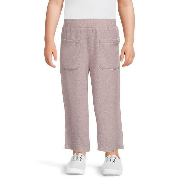 easypeasy Toddler Girl Hacci Wide Leg Pant, Sizes 12 Months5T