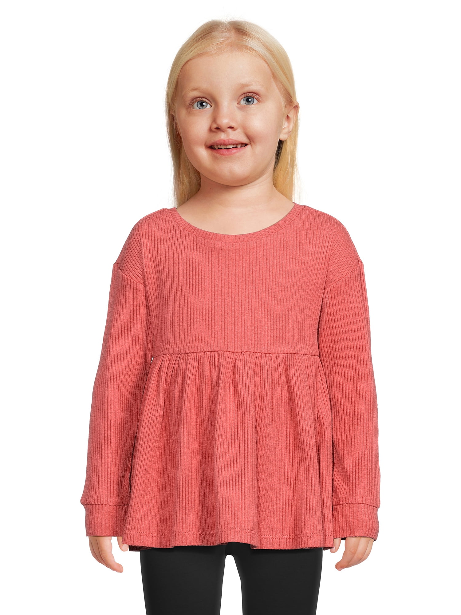 Easy peasy Toddler Girl Long Sleeve Babydoll Top Sizes 12 Months 5T easy-peasy-toddler-girl-long-sleeve-babydoll-top-sizes-12-months-5t