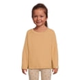 thumbnail image 1 of easy-peasy Toddler Girl Long Sleeve Crewneck Sweatshirt, Sizes 12 Months-5T, 1 of 8