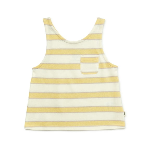 easy-peasy Toddler Girls Pocket Tank Top, Sizes 12M-5T