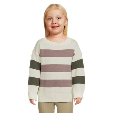 easy-peasy Toddler Unisex Long Sleeve Striped Sweater, Sizes 12 Months-5T