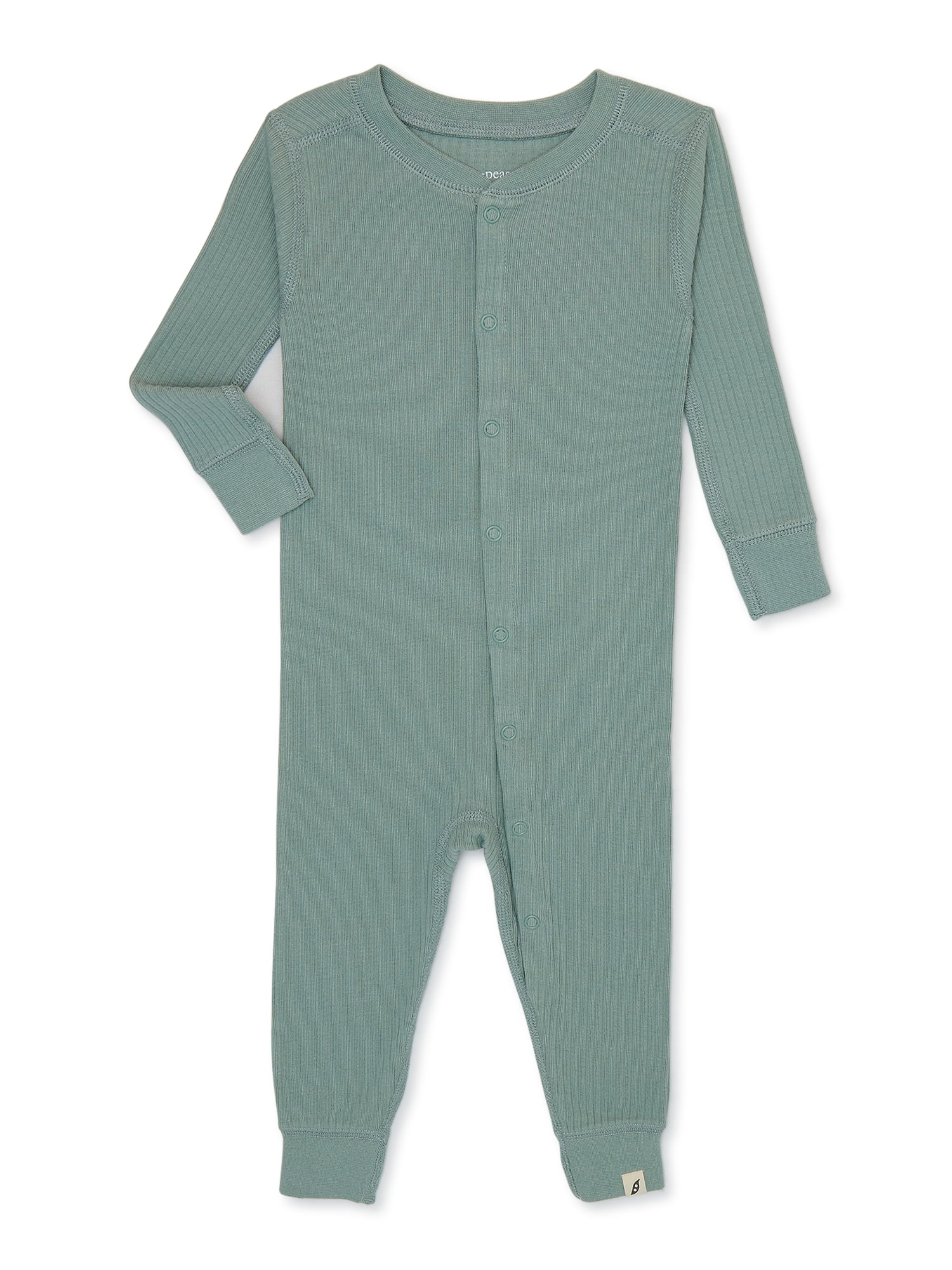 easypeasy Toddler Unisex Organic OnePiece Pajamas Sleeper, Sizes 12M