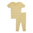 thumbnail image 1 of easy-peasy Toddler Unisex Short Sleeve Top and Pants Pajama Set, 2-Piece, Sizes 12M-5T, 1 of 5