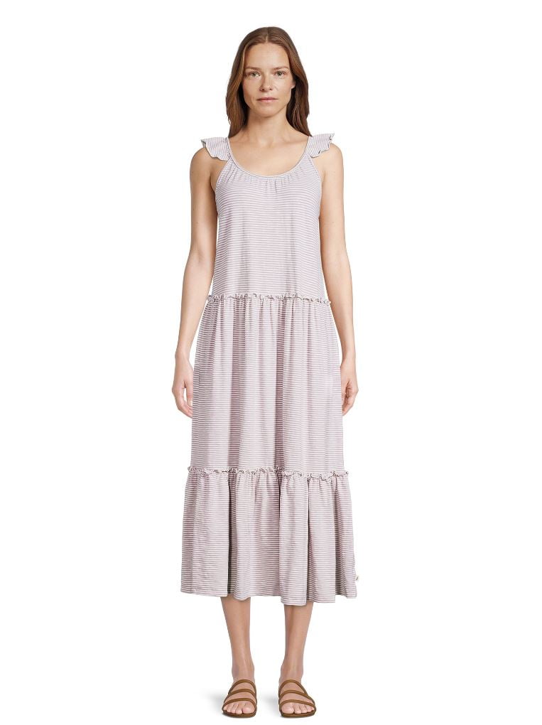 easy-peasy Women's Tiered Dress, Sizes XS-XL - Walmart.com