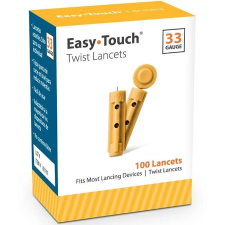 easy touch lancets 33g/twist