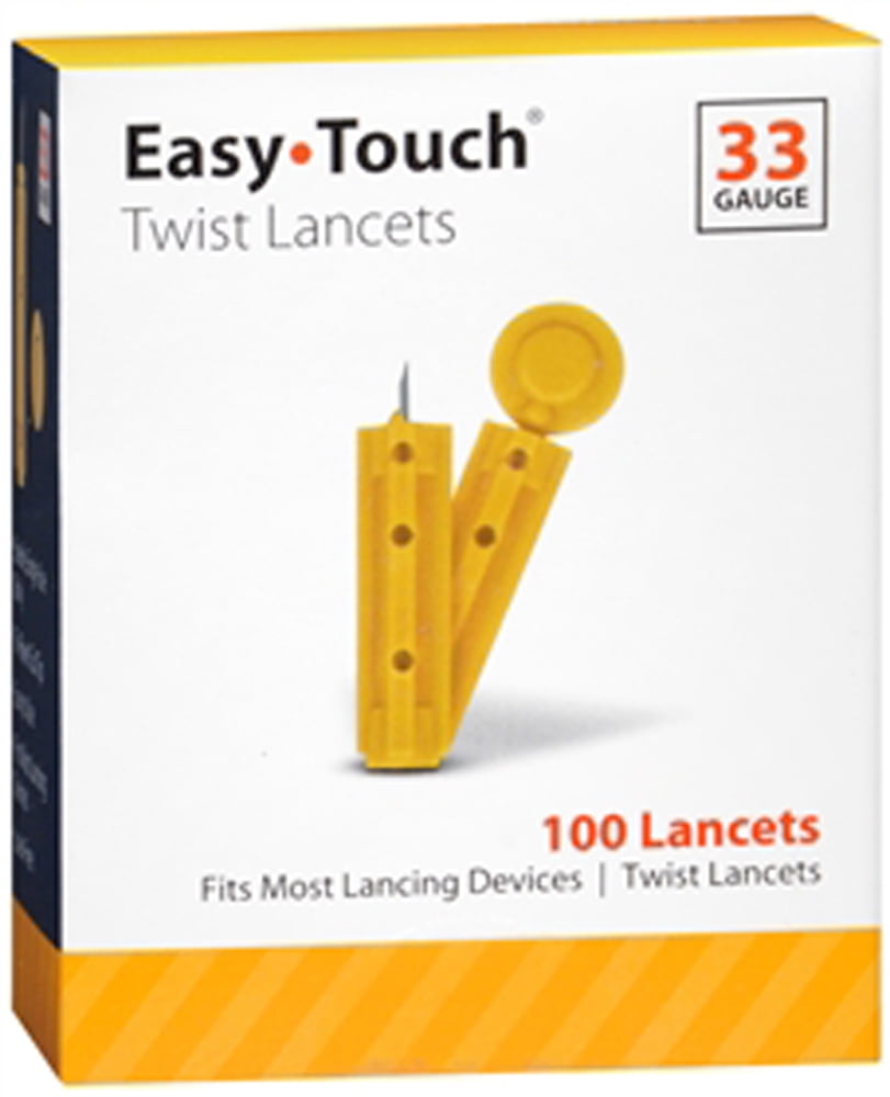 easy touch lancets 33g/twist