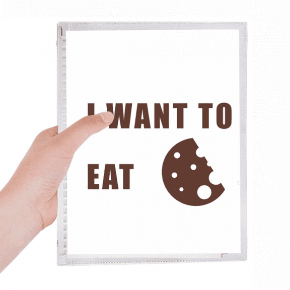 eat pancake desire life notebook loose diary refillable journal statiry