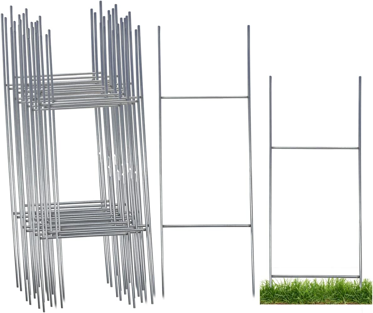 eavy Duty Metal Wire Step Stake for Yard Signs 10 x 30 (10 x 30 25 Pack)