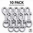 eavy Duty Swivel Snap Hook with Safety Lock, Multi-Purpose Metal ...