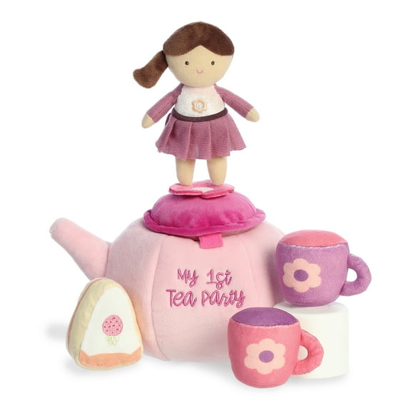 ebba - Small Purple Baby Talk - 9.5" My Lil Tea Party - Engaging Baby Stuffed Animal