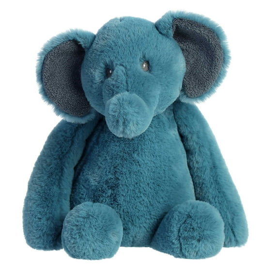 ebba - Large Blue Hugeez - 10" Elephant - Adorable Baby Stuffed Animal