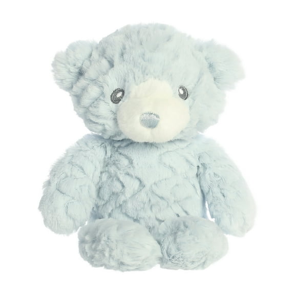 ebba - Large Huggy Bear - 9" Blue - Snuggly Baby Stuffed Animal
