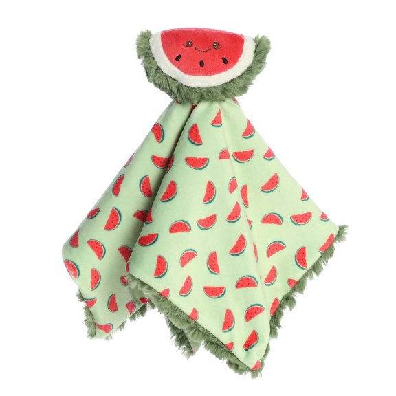 ebba - Large Red Precious Produce - 13" Watermelon Luvster - Snuggly Baby Stuffed Animal