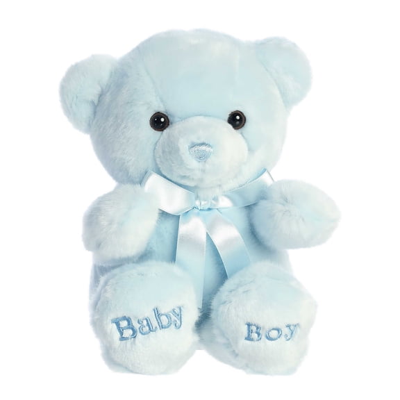 ebba - Medium Blue Comfy - 10" Blue Bear - Snuggly Baby Stuffed Animal