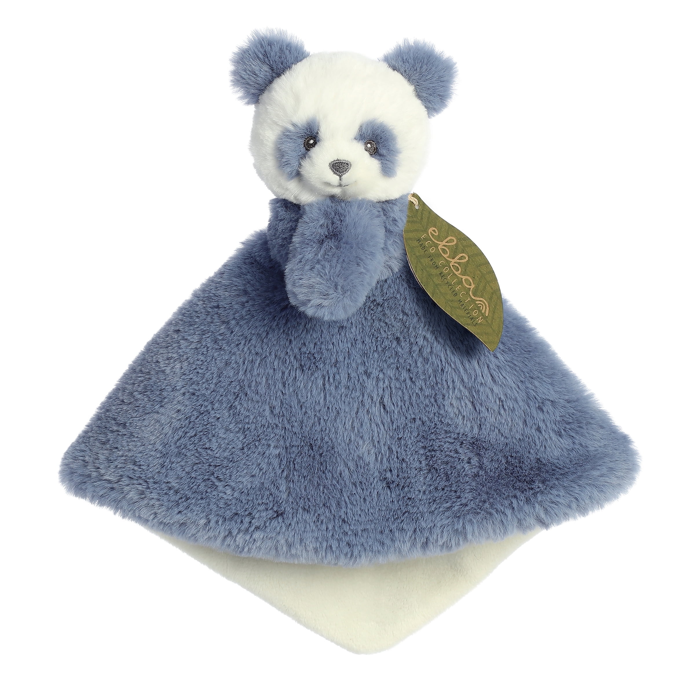 ebba - Medium Blue Eco ebba - 12" Pembe Panda Luvster - Eco-Friendly Baby Stuffed Animal