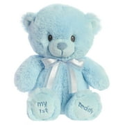 ebba - Medium My First Teddy - 9 Blue - Adorable Baby Stuffed Animal