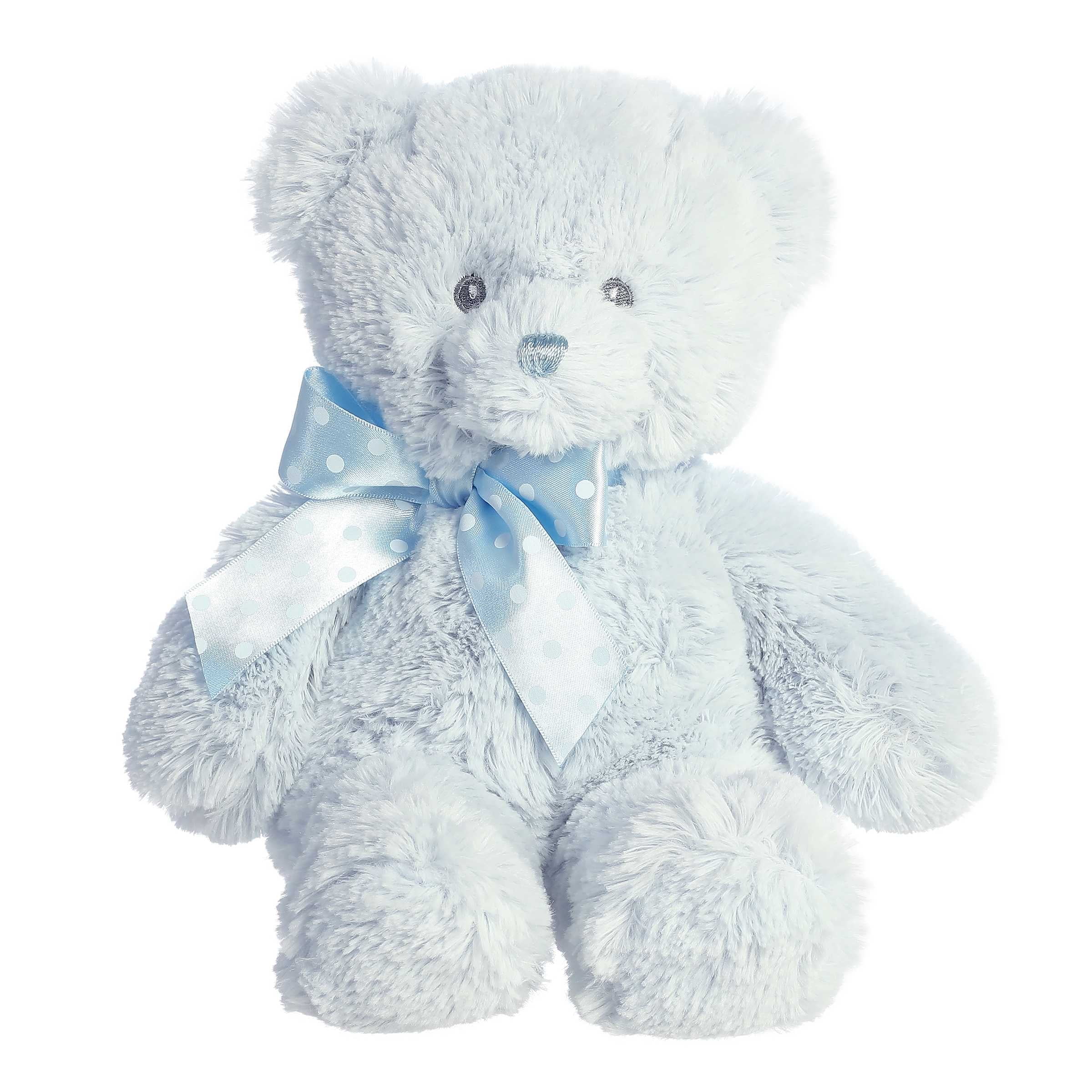 ebba - Medium Yummy Bear - 14" Blue - Adorable Baby Stuffed Animal