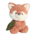 thumbnail image 1 of ebba - Small Orange Eco Ebba - 6" Fox Kit Rattle - Eco-Friendly Baby Stuffed Animal, 1 of 5