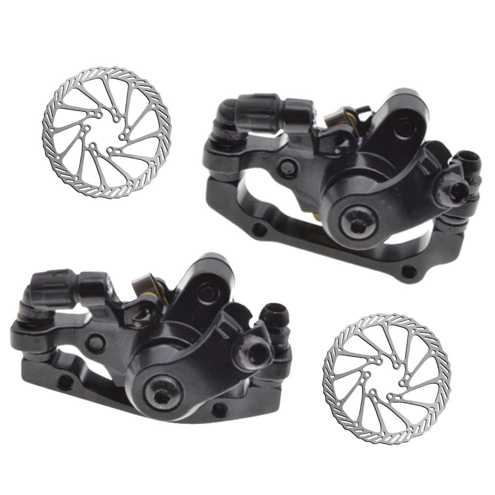 ebike MTB Mechanical Disc Brake Caliper Rotor 160MM Alloy Clip Front