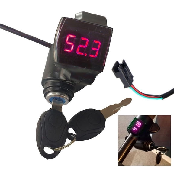 ebike scooter Power Switch Lock Display Thumb Throttle With Key 24-72V Throttle