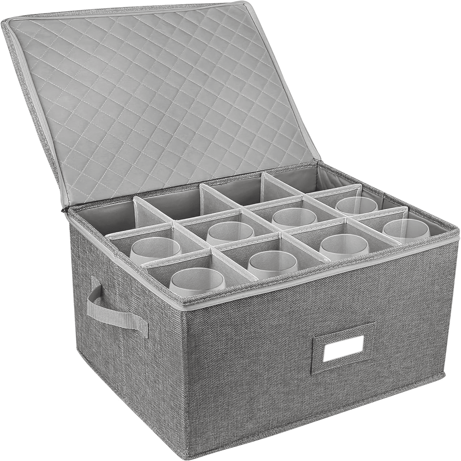 ebyiybnio KFHDMCV Champagne Flute Storage Container Hard Shell ...