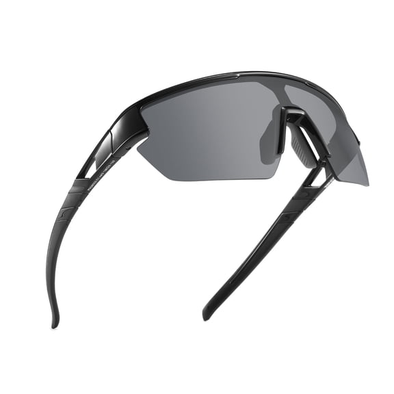 echelz TR90 Mirrored Sports Sunglasses UV400 Protective Cycling Glasses Non-Slip Rubber Running Eyewear for Men Women Model PN26002