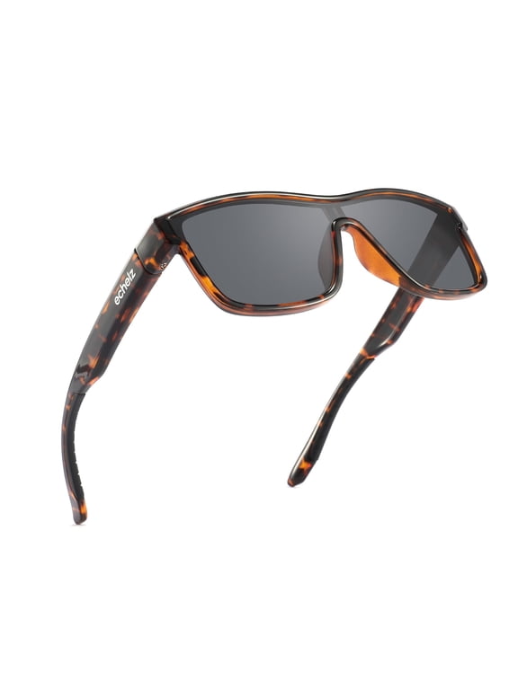 TR90 Polarized Sports Fishing Sunglasses with UV400 Protection, Non-Slip TPE Rubber Frame Eyewear for Men Women, Model PN26116