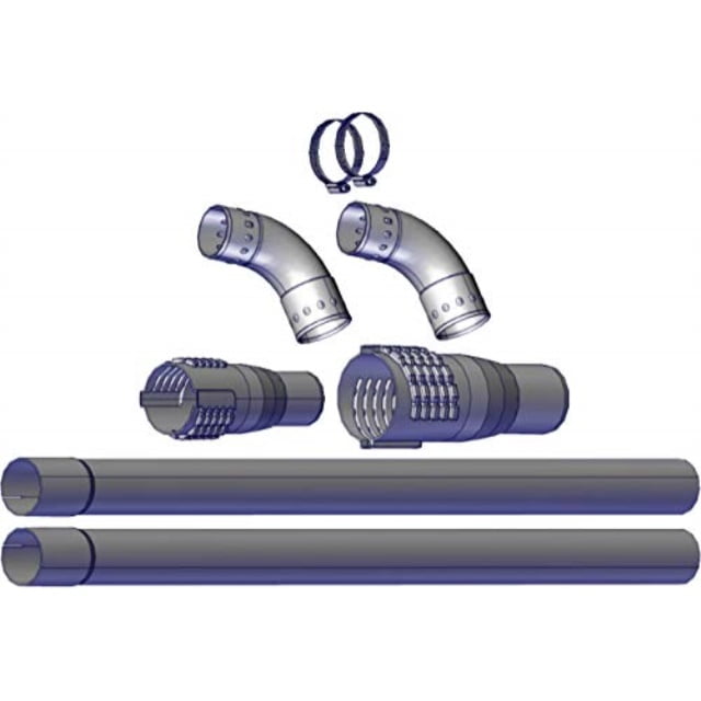 echo 99944100026 rain gutter cleaning kit for blowers with posiloc