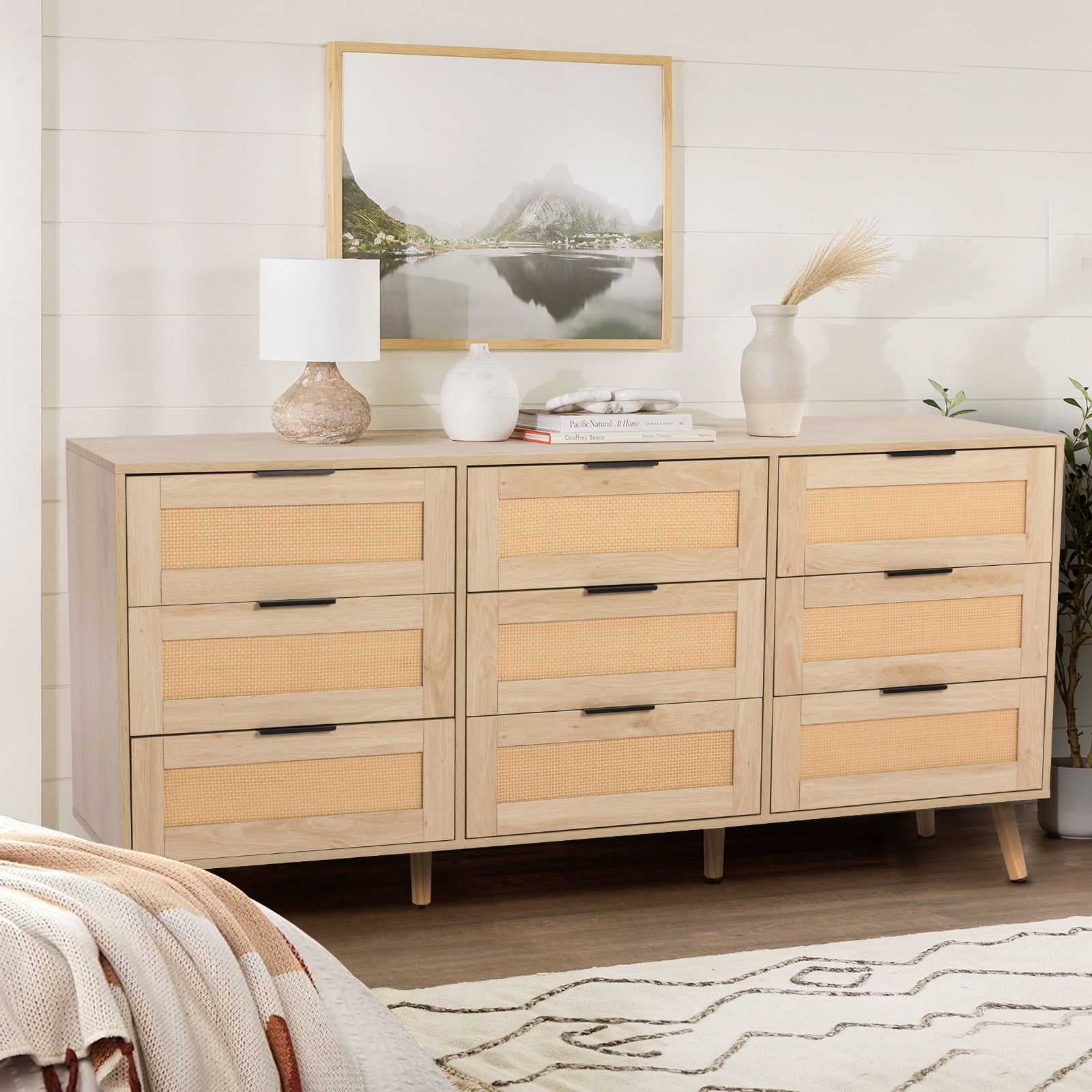 eclife 9 Drawers Chest Of Dresser Storage Tower Cabinet Bedroom ...