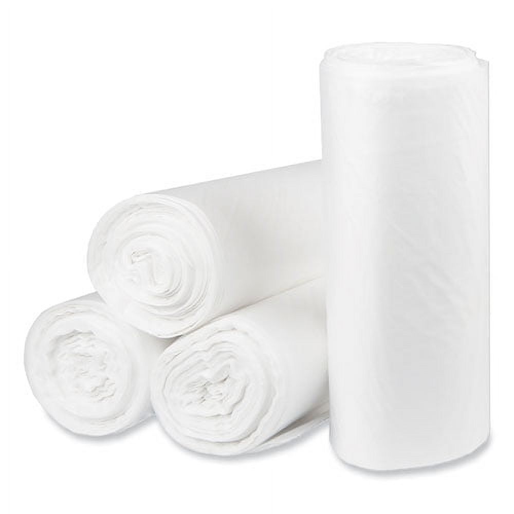 eco strong plus can liners, 60 gal, 16 microns, 38 x 58, natural, 200 ...