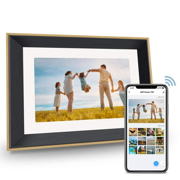 eco4life 10.1-In. Wi-Fi Digital Photo Frame with Photos/Videos Sharing, CPF1029, CPF1029