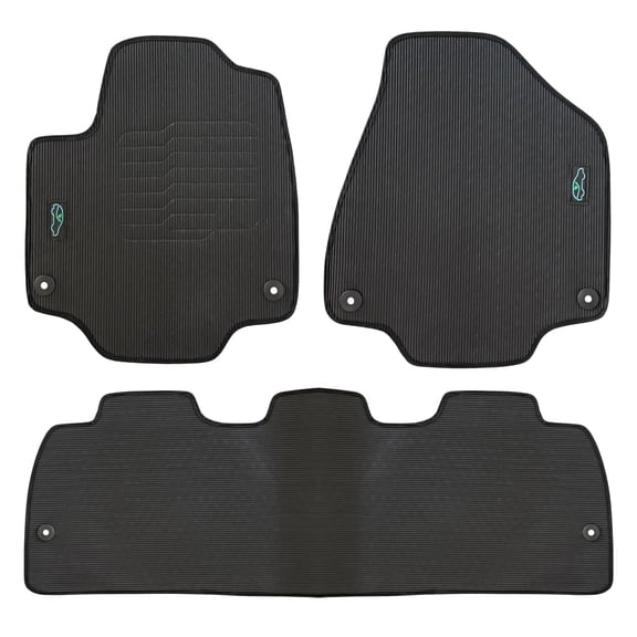 ecoMats All Weather Floor Mats for 2017 to 2026 Pacifica Hybrid (Not for Gas Models), Front and Rear