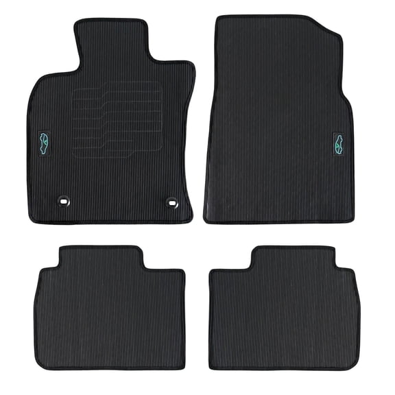 ecoMats All-Weather Floor Mats for 2025 to 2026 Toyota Camry, Safety Locks, Odorless, 4 Pieces