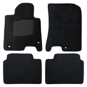 ecoMats Carpet Floor Mats Fit for 2020 to 2026 Hyundai Sonata and 2021 to 2026 Kia K5, Front and Rear, Black