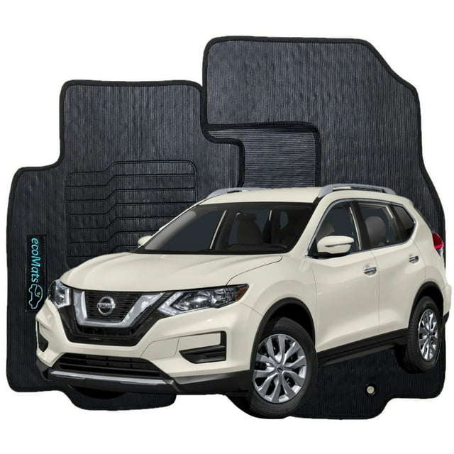 Rubber Floor Mats Custom Fit for 2014 to 2019 Nissan Rogue (Does Not fit Rogue Sport