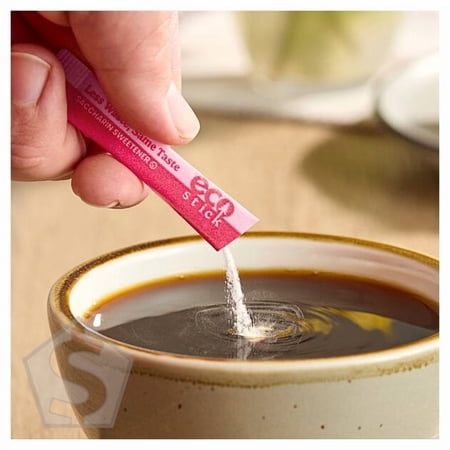 ecoStick Pink Saccharin Sugar Substitute Packet 0.5 Gram - 2,000/Case