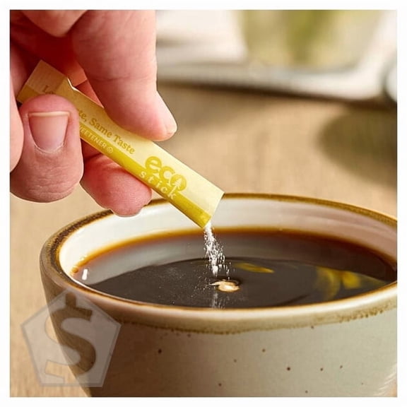 ecoStick Yellow Sucralose Sugar Substitute Packet 0.5 Gram - 2,000/Case