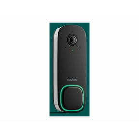 ecobee Night Vision 1080p Video Surveillance Cameras with Wired Smart Doorbell Camera, Black