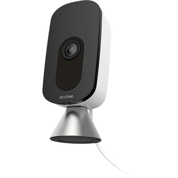 ecobee SmartCamera with Voice Control, Black/White