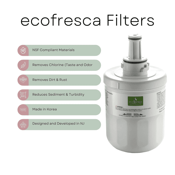 ecofresca EFW-DA2903 Replacement for DA29-00003F DA29-00003G DA29-00003B DA29-00003A Refrigerator Water Filter Pack of 1