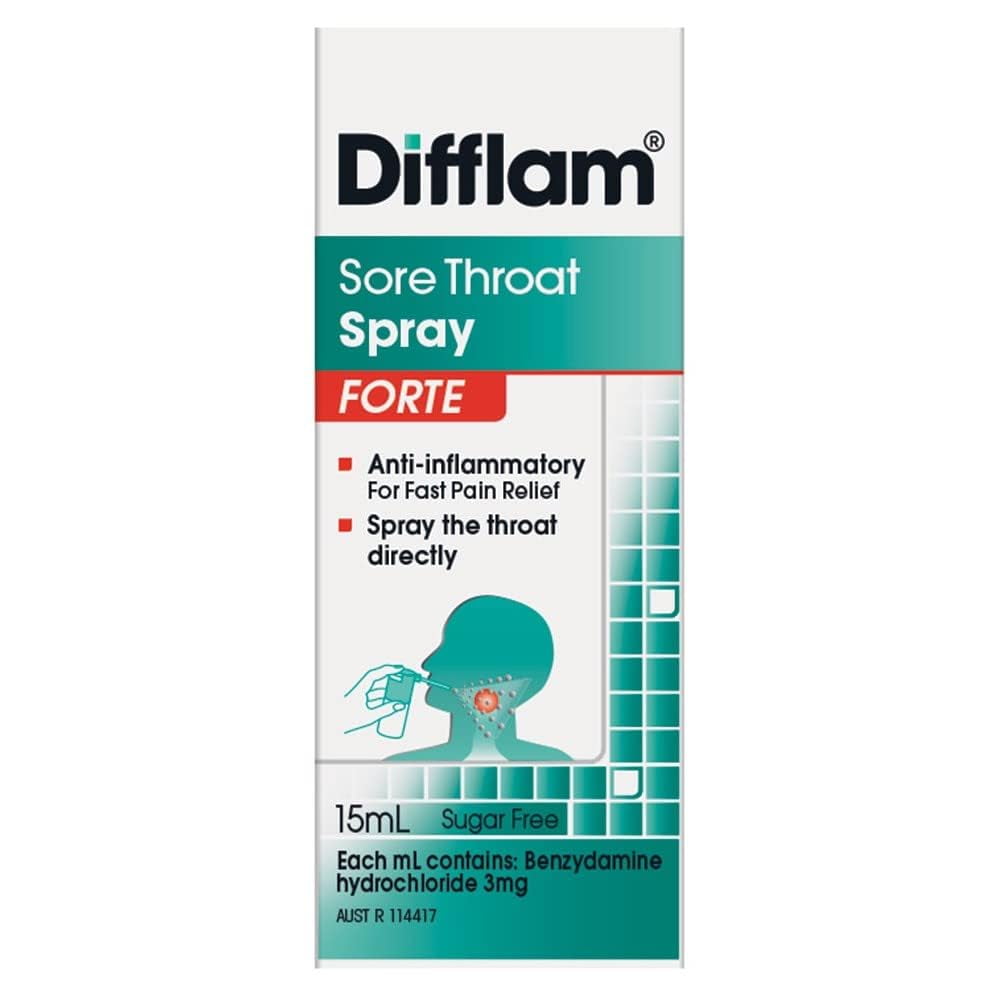 econsave Difflam Forte Throat Spray 15ml, Clear C35