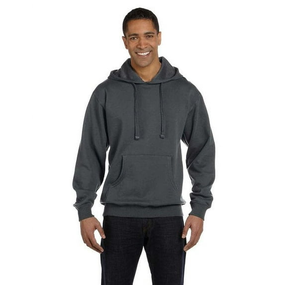 econscious Adult Organic/Recycled Pullover Hooded Sweatshirt - CHARCOAL - S