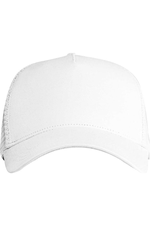 EC7094 Eco Trucker Cap - WHITE