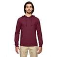 thumbnail image 1 of econscious Unisex Blended Eco Jersey Pullover Hoodie - BERRY - S, 1 of 3