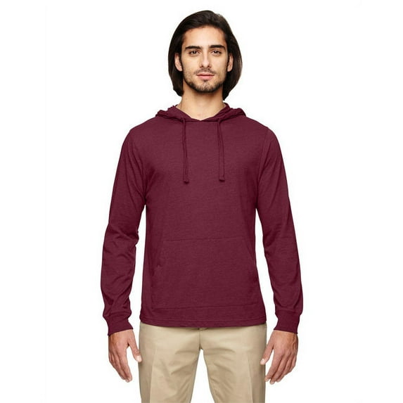 econscious Unisex Blended Eco Jersey Pullover Hoodie - BERRY - S