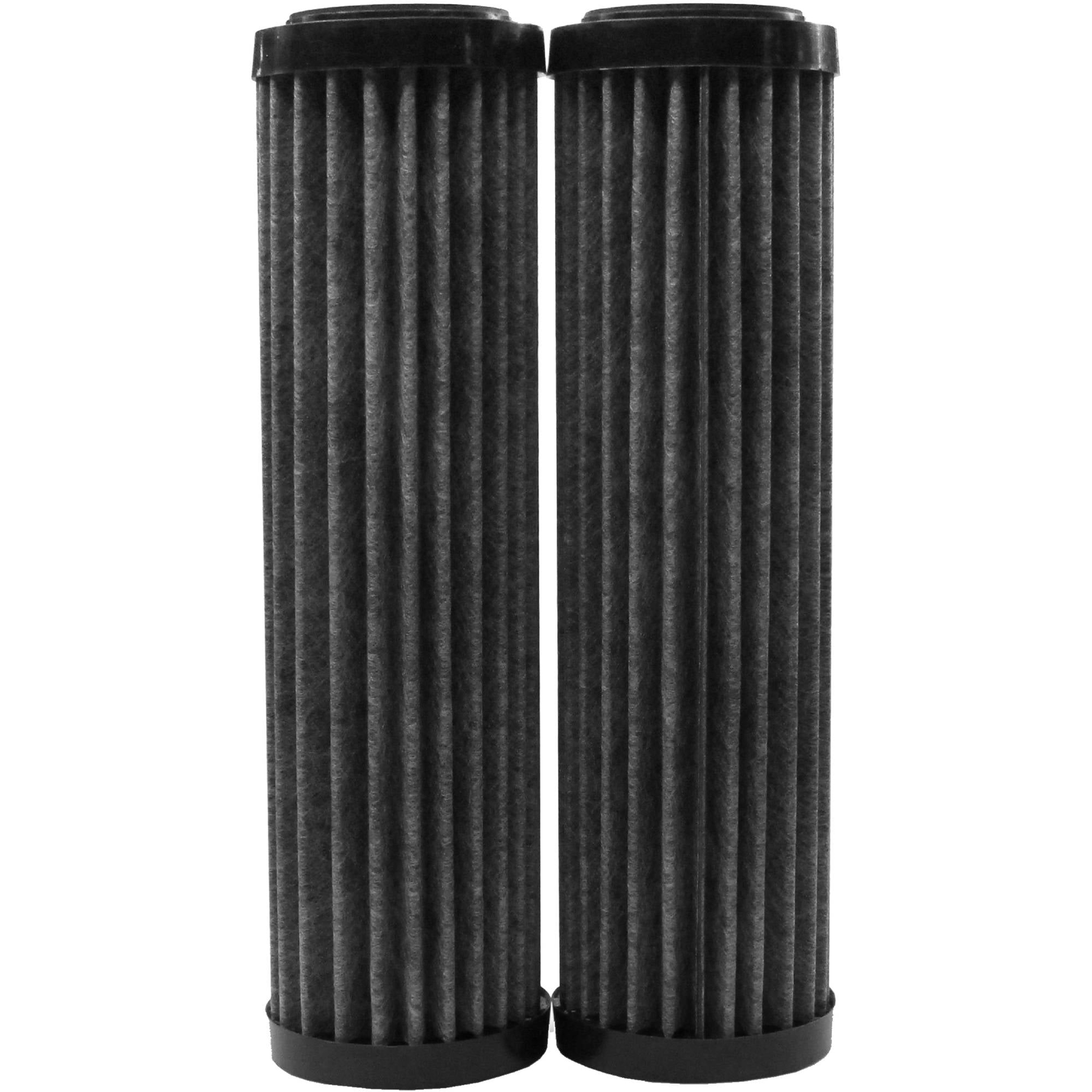 EcoPure Premium Carbon Universal Whole Home Filter 2-Pack, Dark Gray/Black